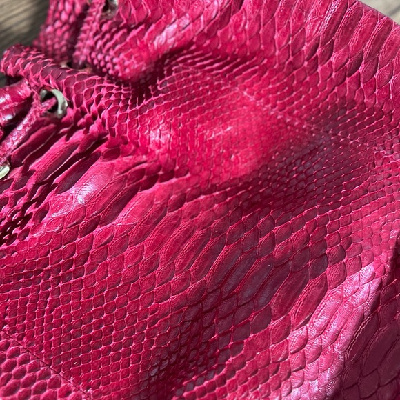 Hunting Season | Large Python Bucket Bag - Picture 3 of 5